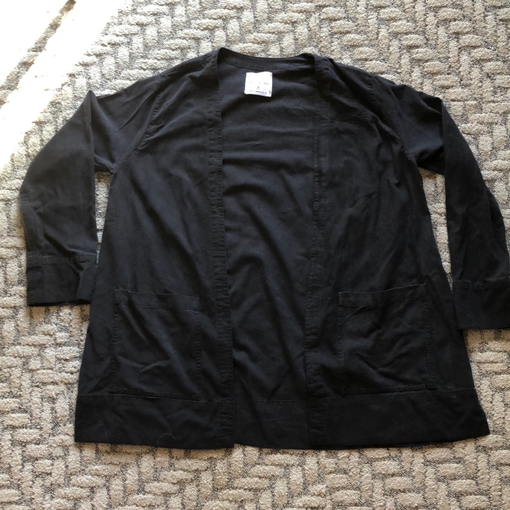 Jamie + The Jones - raw silk jacket in black